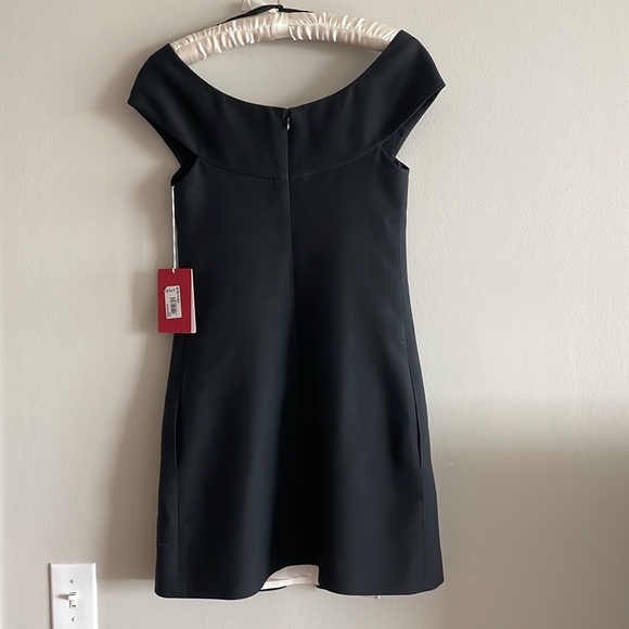 VALENTINO Bow-embellished wool and silk-blend cady mini dress - Picture 9 of 13